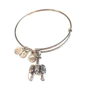 Alex and Ani® - Lobster Bangle in Rafaelian Silver